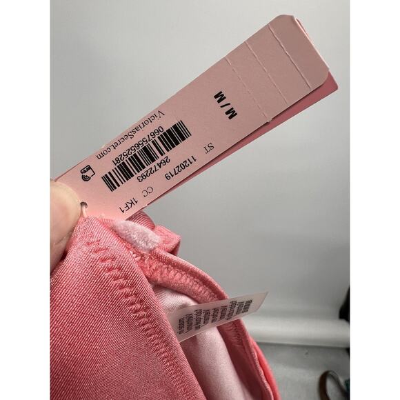Victoria Secret Cut Out Bikini Pink M/L NWT - Picture 4 of 4